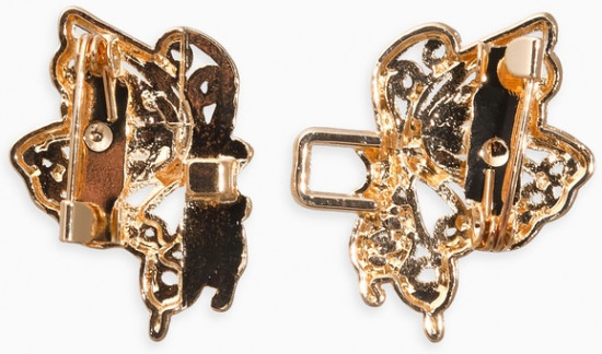 Зажим для кардигана «Ажур. Бабочка»