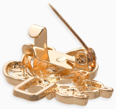 Зажим для кардигана «Ажур. Бабочка»