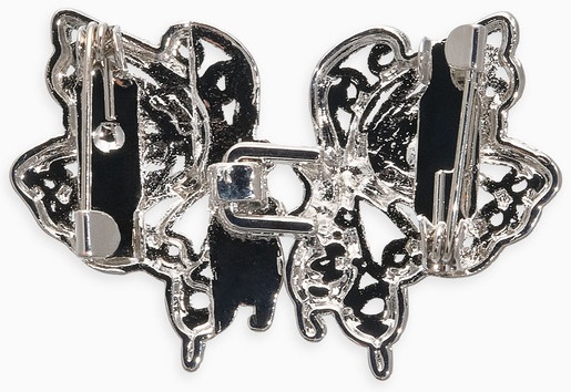 Зажим для кардигана «Ажур. Бабочка»