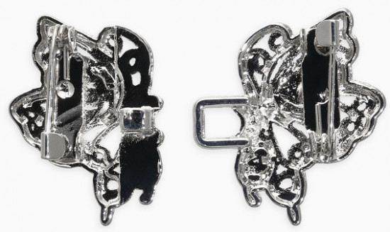 Зажим для кардигана «Ажур. Бабочка»