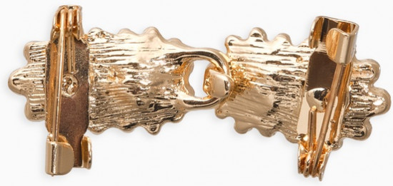 Зажим для кардигана «Ажур. Астра»