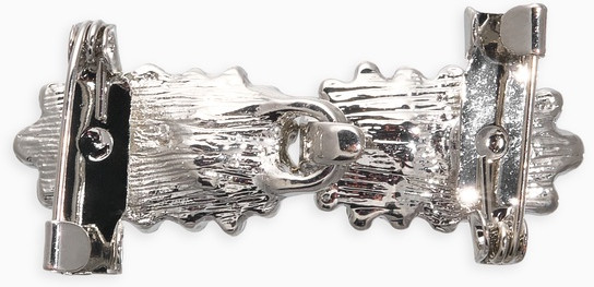 Зажим для кардигана «Ажур. Астра»