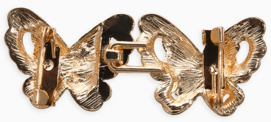 Зажим для кардигана «Ажур. Бабочки»