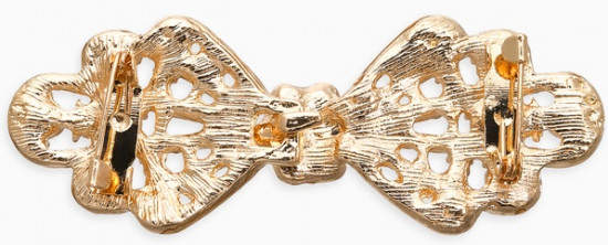 Зажим для кардигана «Ажур. Бант»