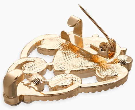 Зажим для кардигана «Ажур. Винтаж»