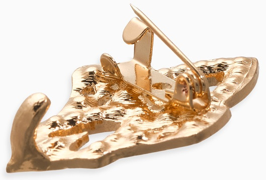 Зажим для кардигана «Ажур. Винтажные пики»