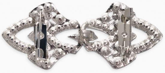 Зажим для кардигана «Ажур. Винтажные пики»