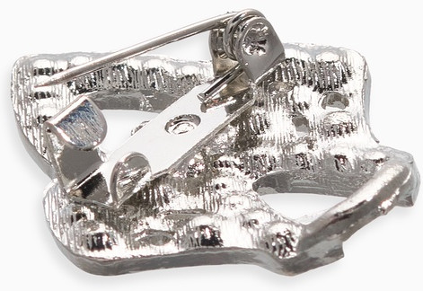 Зажим для кардигана «Ажур. Винтажные пики»