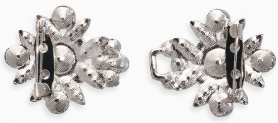 Зажим для кардигана «Ажур. Гербер»