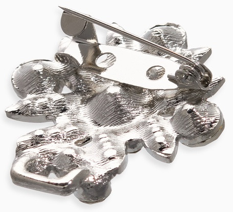 Зажим для кардигана «Ажур. Гербер»