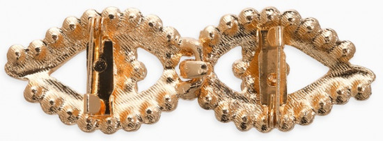 Зажим для кардигана «Ажур. Глазки»