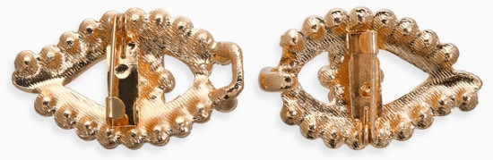 Зажим для кардигана «Ажур. Глазки»