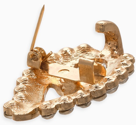 Зажим для кардигана «Ажур. Глазки»