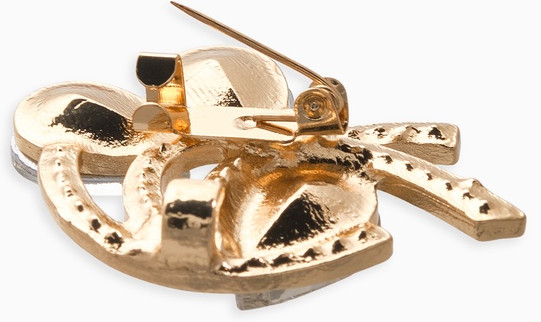 Зажим для кардигана «Ажур. Капельки»