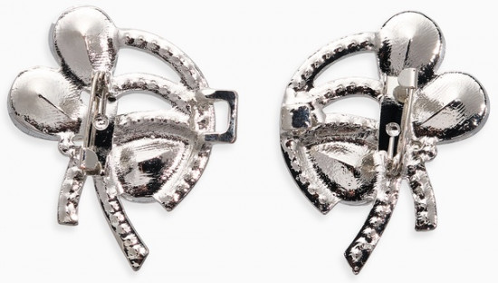 Зажим для кардигана «Ажур. Капельки»