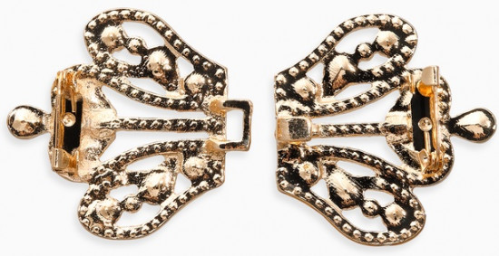 Зажим для кардигана «Ажур»