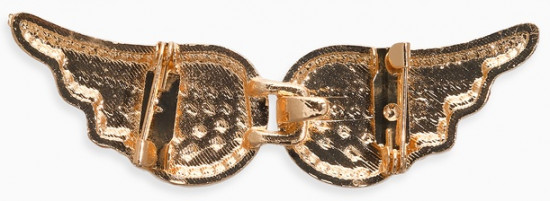 Зажим для кардигана «Ажур. Крылья»