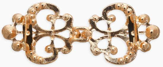 Зажим для кардигана «Ажур. Лилия»