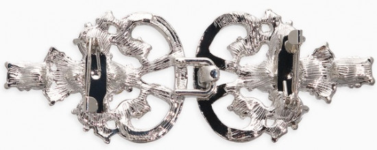 Зажим для кардигана «Ажур. Пика»