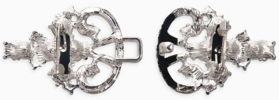 Зажим для кардигана «Ажур. Пика»