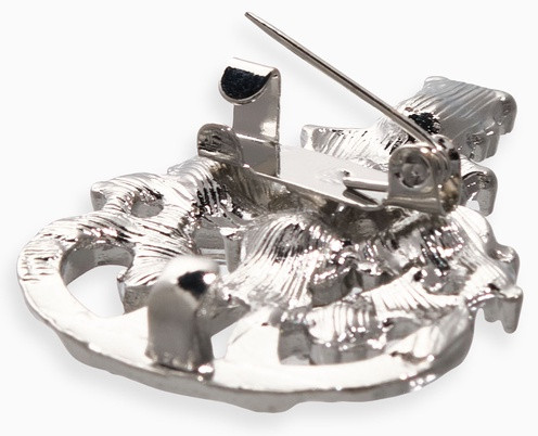 Зажим для кардигана «Ажур. Пика»