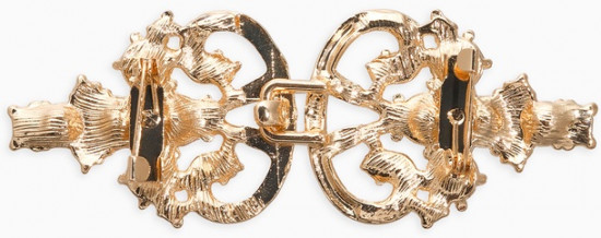 Зажим для кардигана «Ажур. Пика»