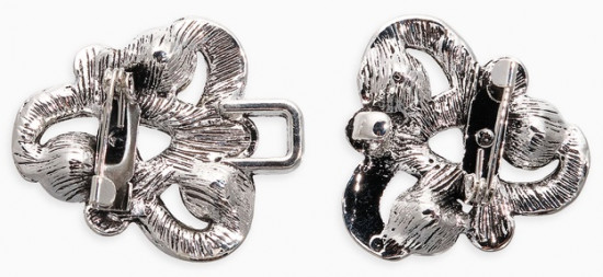 Зажим для кардигана «Ажур. Узел»