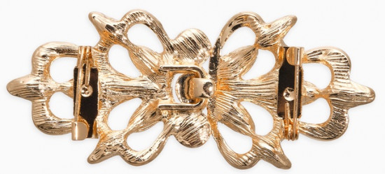 Зажим для кардигана «Ажур. Цветы»