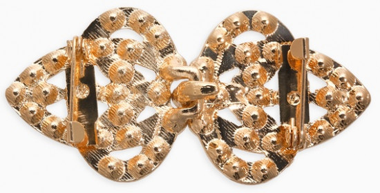 Зажим для кардигана «Ажур. Шип»