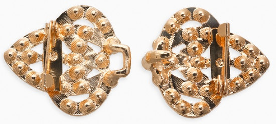 Зажим для кардигана «Ажур. Шип»