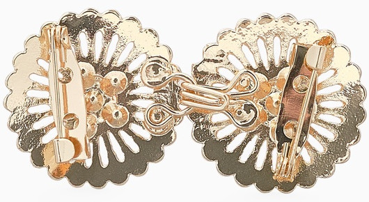 Зажим для кардигана «Круги»