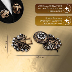 Зажим для кардигана «Перья» - Фото 7