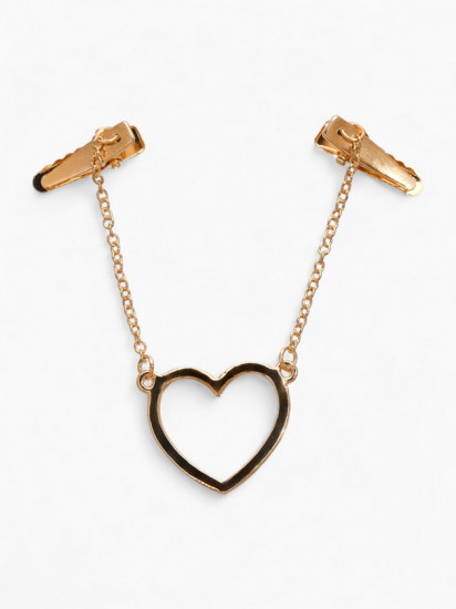 Зажим для кардигана «Сердечко»