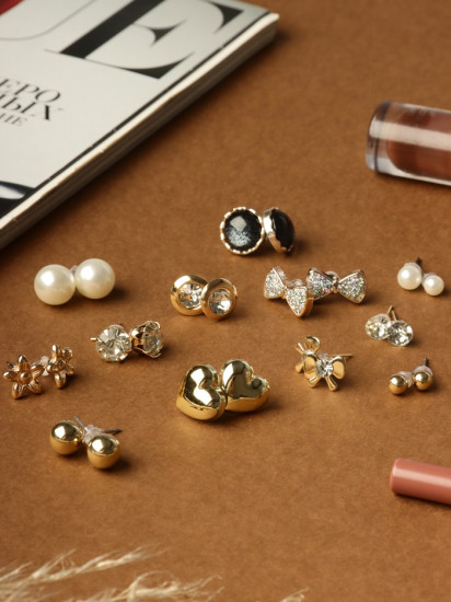 Комплект серёг «One year»