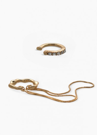 Комплект серёг «Водопад»