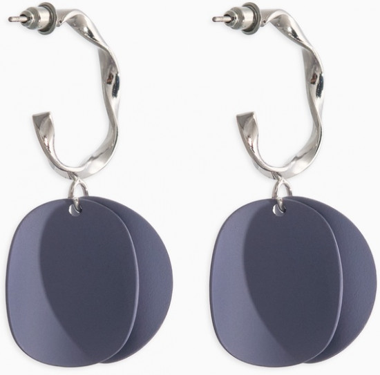 Серьги «Лепесточки на кольце»