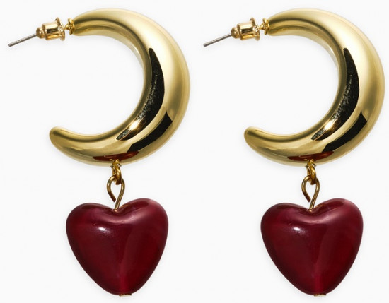 Серьги «Новый стиль. Сердечки»