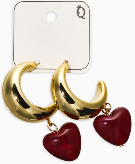 Серьги «Новый стиль. Сердечки»