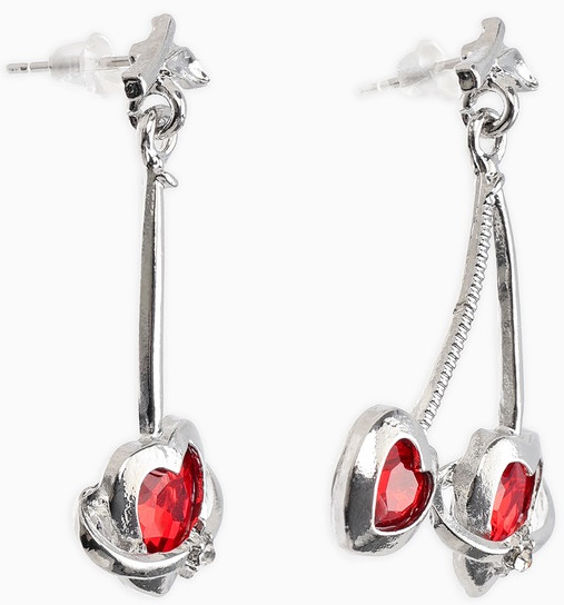 Серьги «Сердечная вишня»