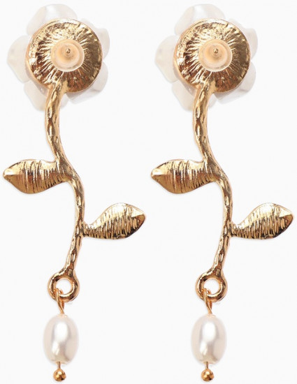 Серьги «Цветок розы»