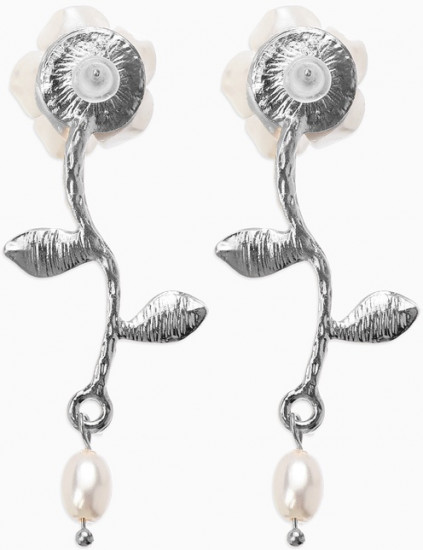 Серьги «Цветок розы»