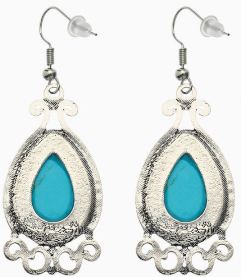 Серьги «Бирюзовый мир»