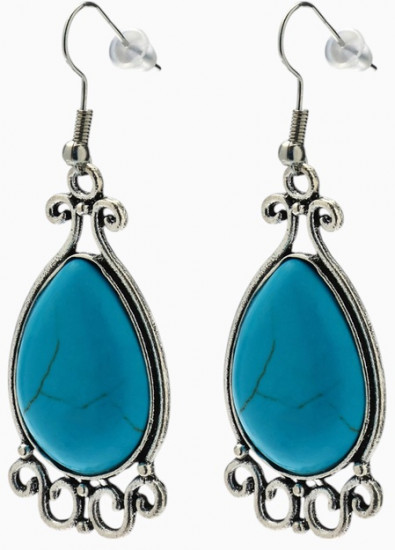 Серьги «Бирюзовый мир»