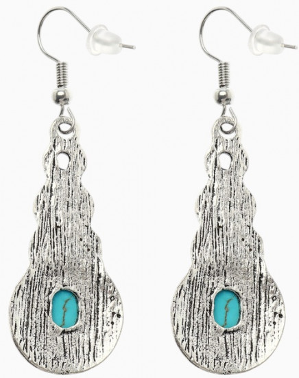 Серьги «Бирюзовый мир»