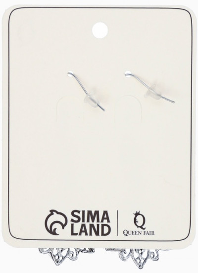 Серьги «Аутентичный цветок»