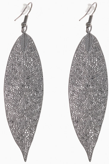 Серьги «Лист липы»