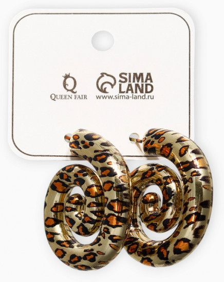 Серьги «Леопард»