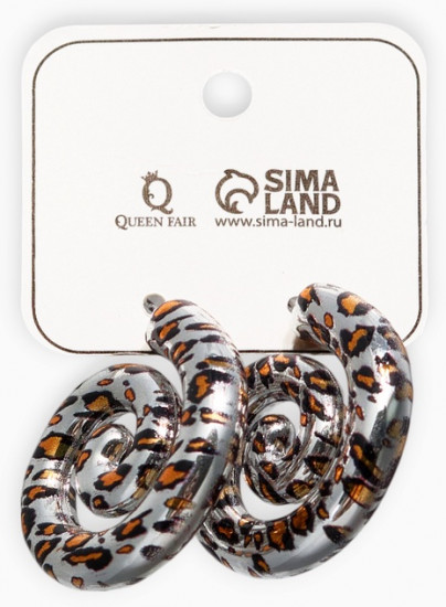 Серьги «Леопард»