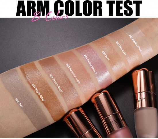 Бронзер для макияжа «Rose glow», оттенок 05 Hazelnut Latte