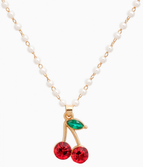 Кулон на цепочке «Вишенка»